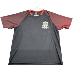 Liverpool Shirt Mens Medium Black Red Premier League Soccer Football LFC
